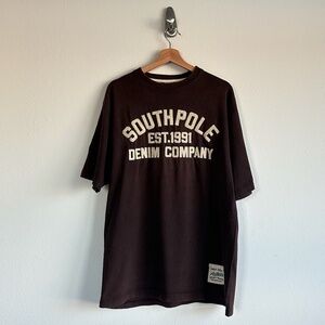 Vintage Y2K Southpole Arc Logo Tee 🤎🤍 Size Medium